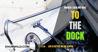 Securing Your Boat: Locking to the Dock, Necessary?