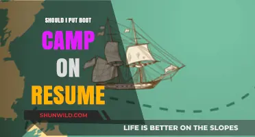 Should You Include Boot Camp Experience on Your Resume?
