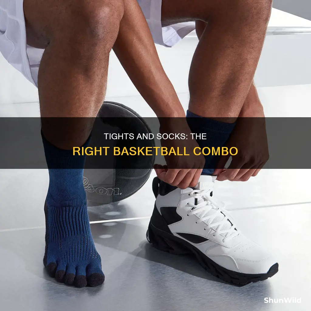 should i put tights inside socks basketball