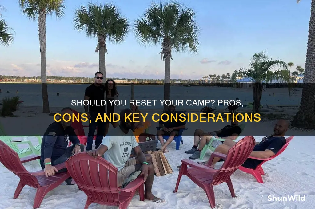 should i reset my camp