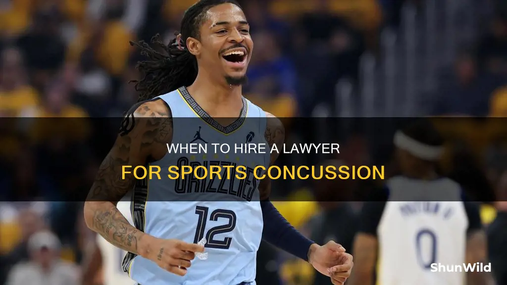 should i seek a lawyer for concussion during basketball practice