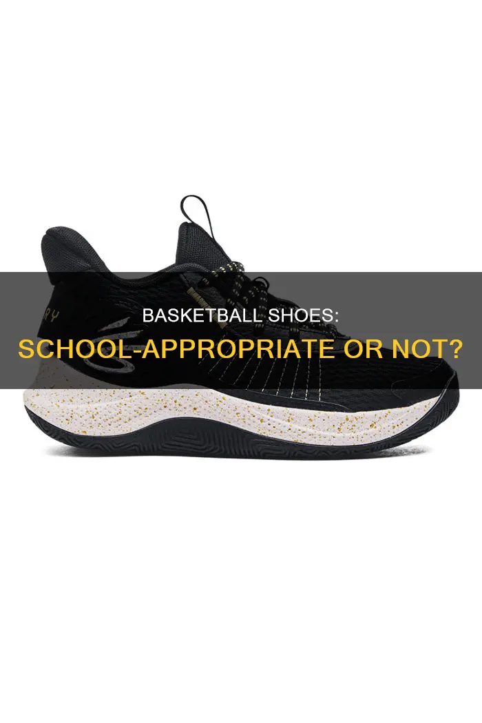 should i wear basketball shoes to school