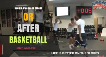 Working Out and Basketball: What's the Best Sequence?