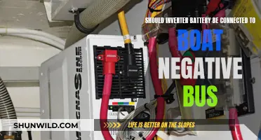 Inverter Battery and Boat Negative Bus: Safe to Connect?