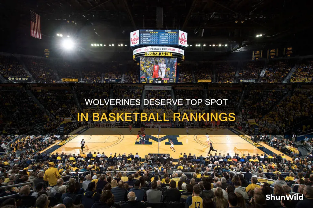 should michigan be number 1 in basketball
