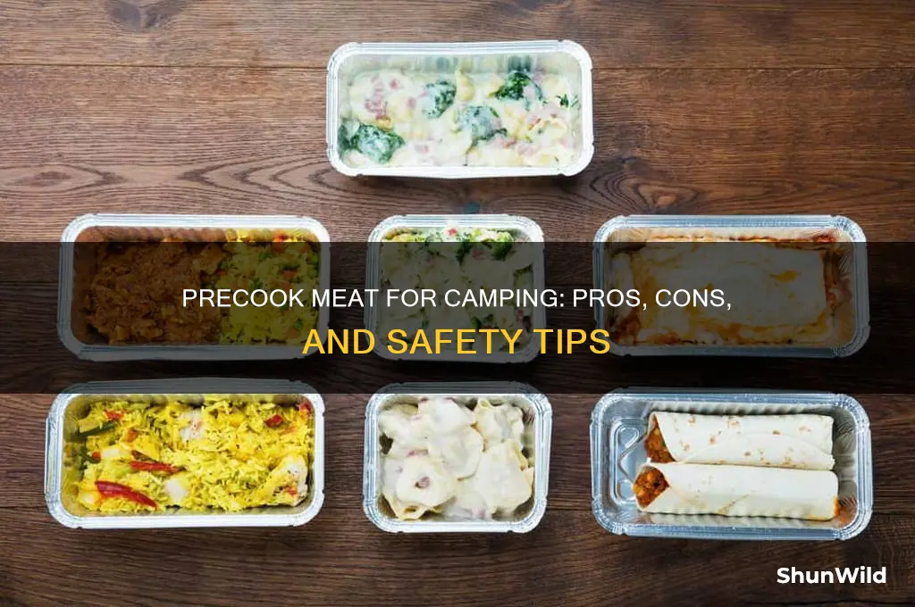 should precook meat before camping