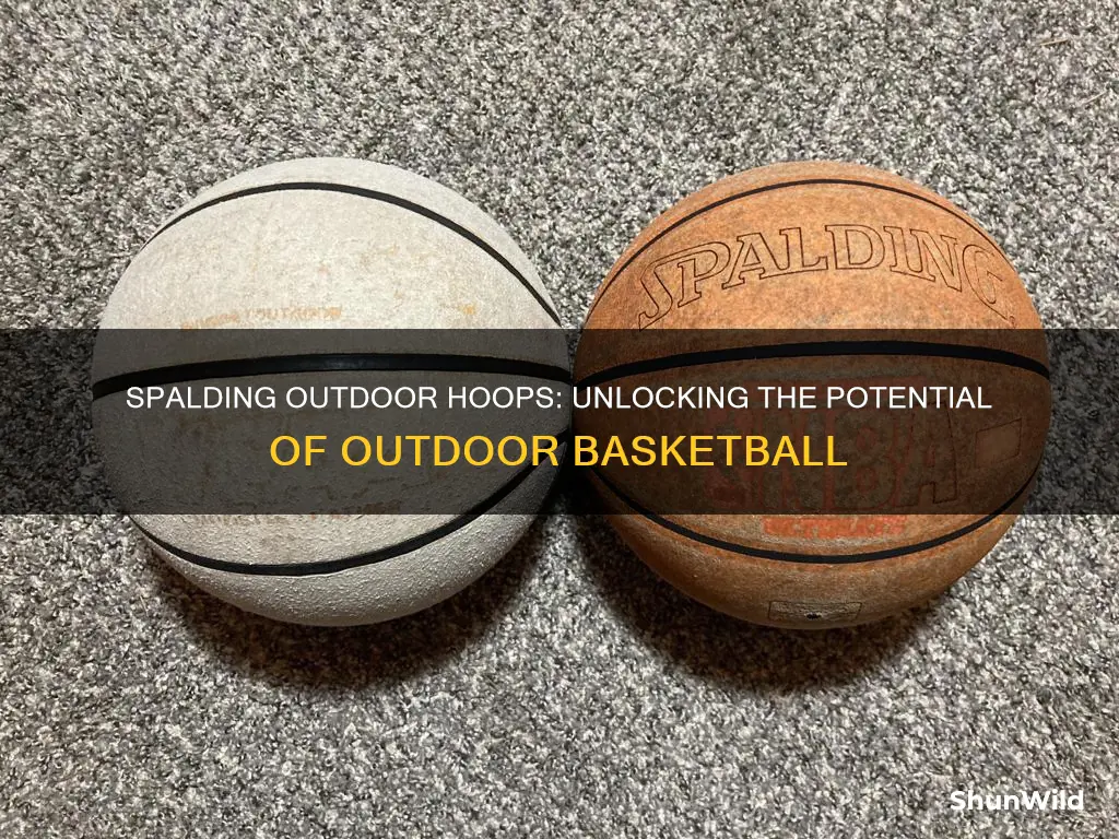 should the spalding basketball be used outdoors