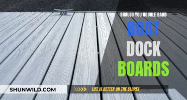 Why Double Banding Your Boat Dock Boards is Beneficial