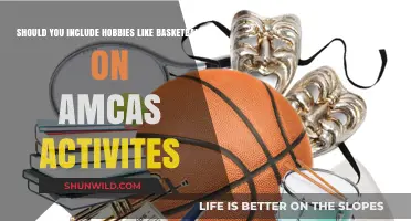 Listing Hobbies on AMCAS: When and Why
