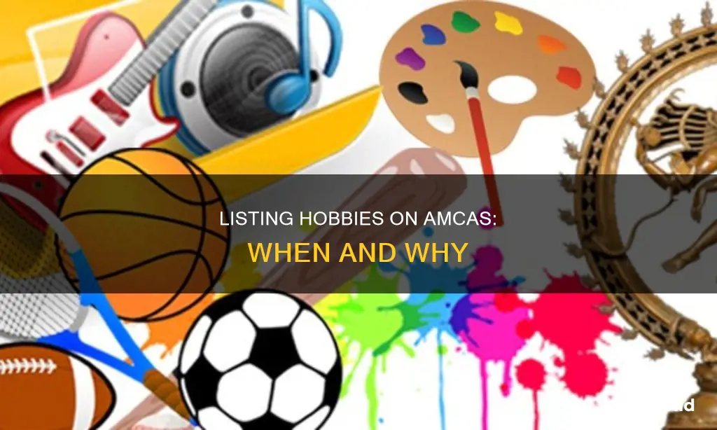 should you include hobbies like basketball on amcas activites