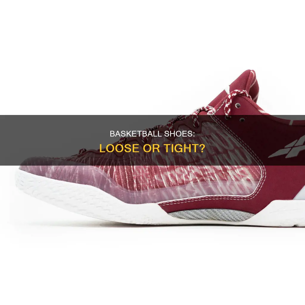 should you keep basketball shoes loose or tight