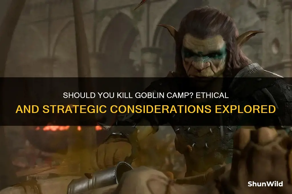 should you kill goblin camp