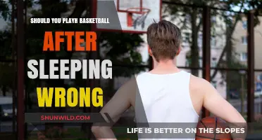 Basketball After a Poor Night's Sleep: Good Idea?