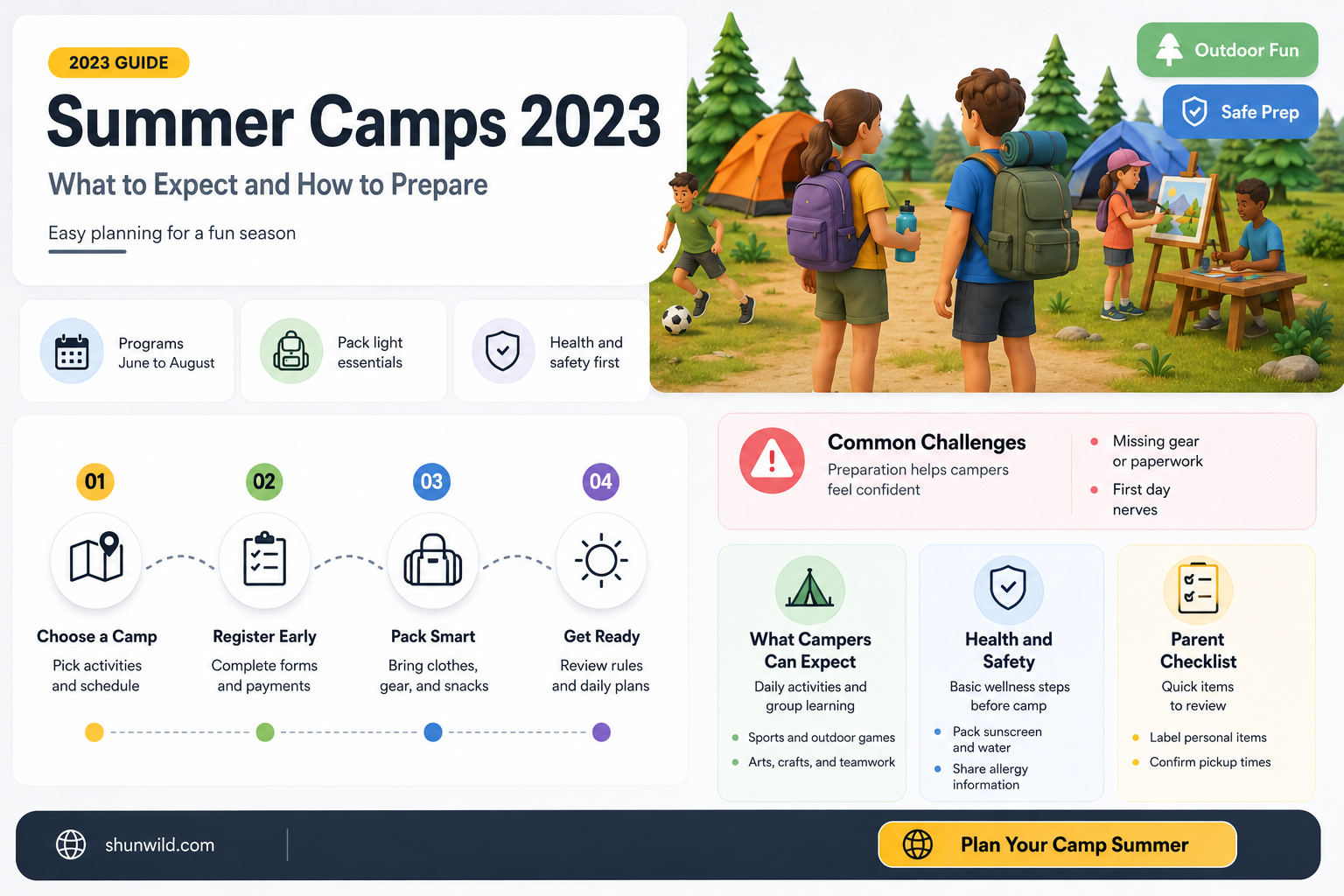 are camps happening this summer