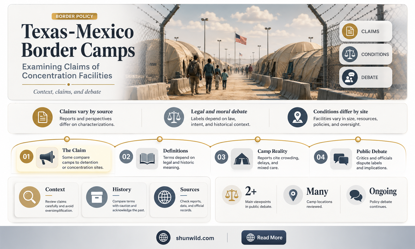 are concentration camps on the texas mexico border
