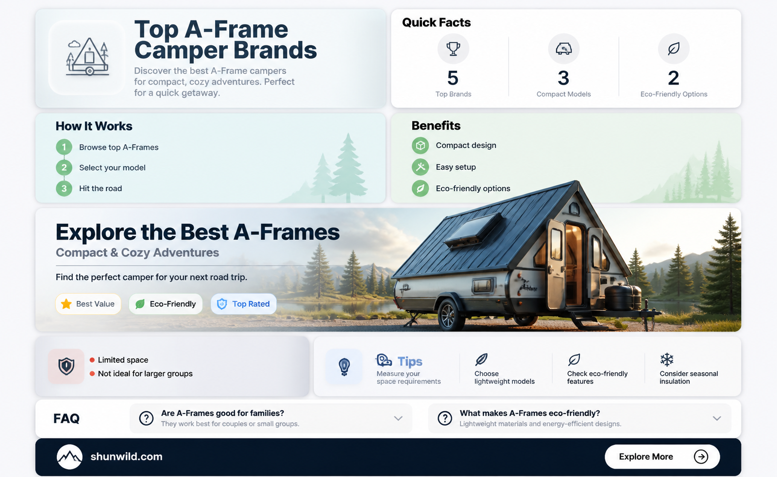 a-frame camper brands