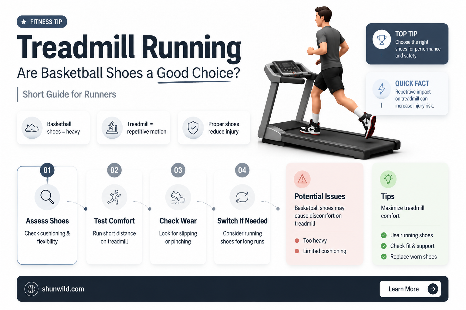 are basketball shoes good for running on treadmill
