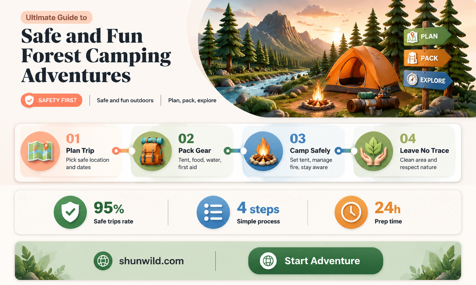 are for forst camping