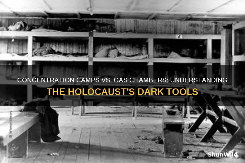 was a concentration camp the same as a gas chamber