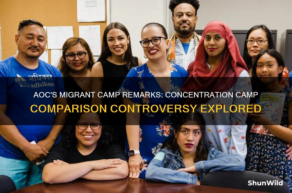 was aoc comparing migrant camps to german concentration