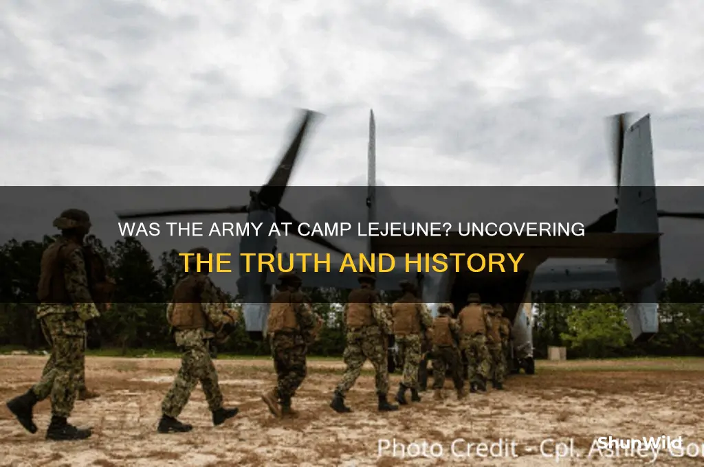 was army at camp lejeune