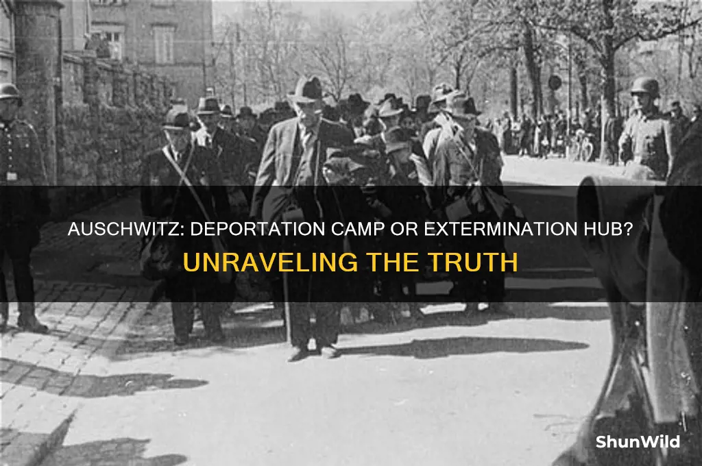was auschwitz a deportation camp