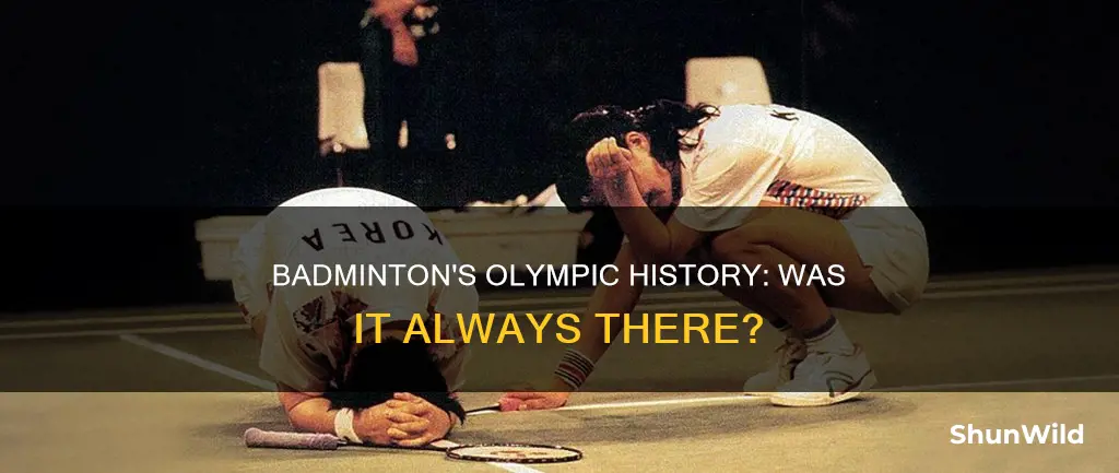 was badminton in the first olympics