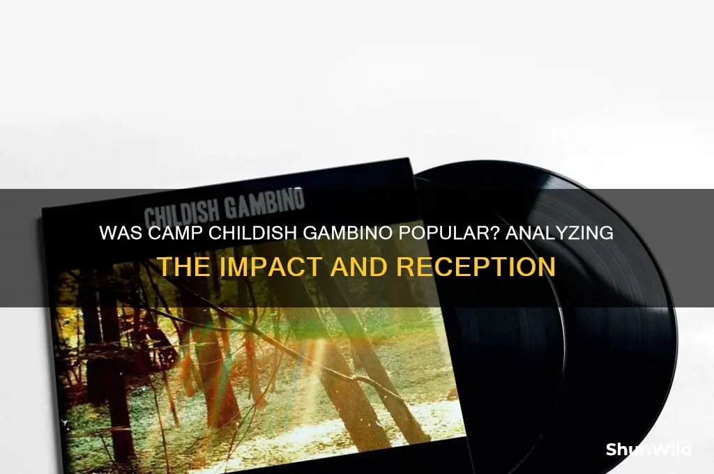 was camp childish gambino popular
