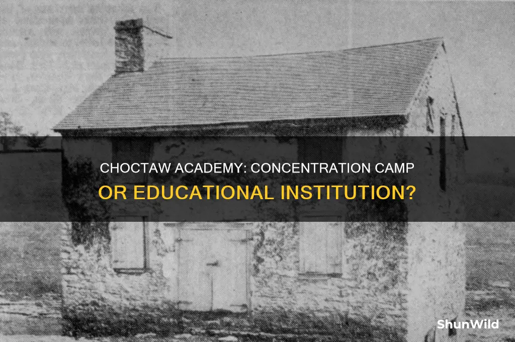 was choctaw academy a concentration camp