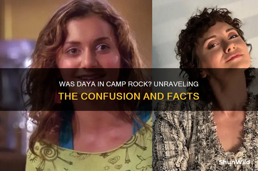 was daya in camp rock