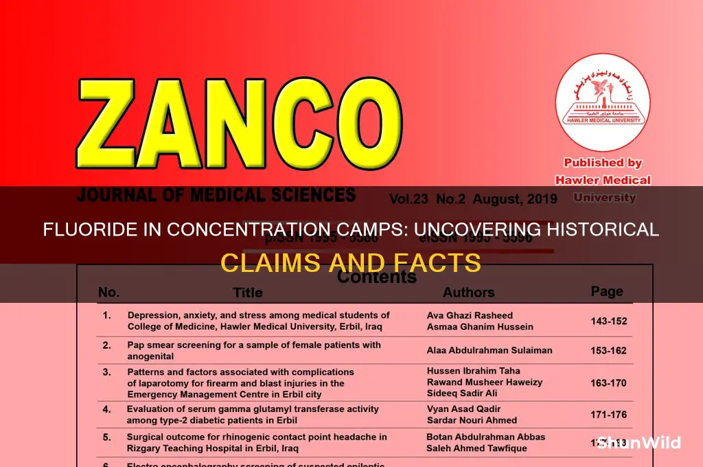 was flouride used in concentration camps