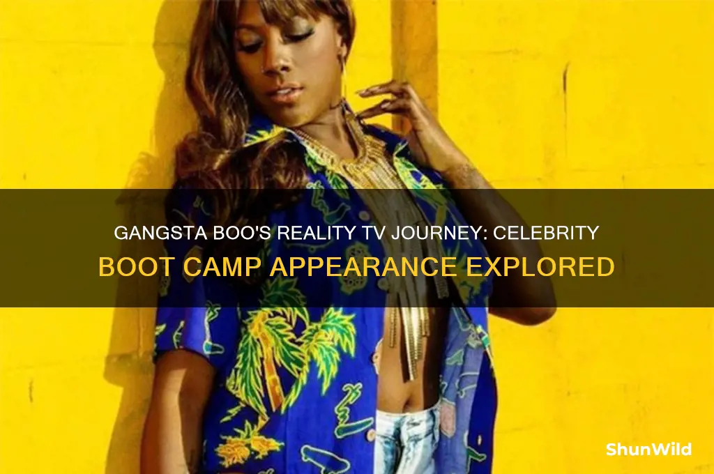 was gangsta boo on celebrity boot camp