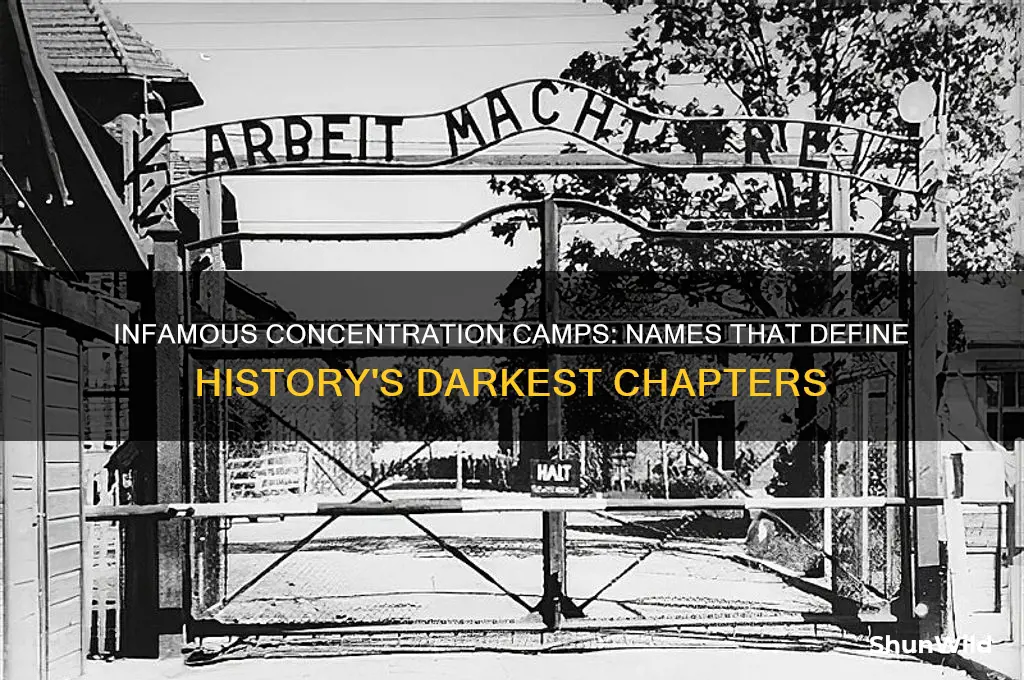 was is the name of the most famous concentration camps