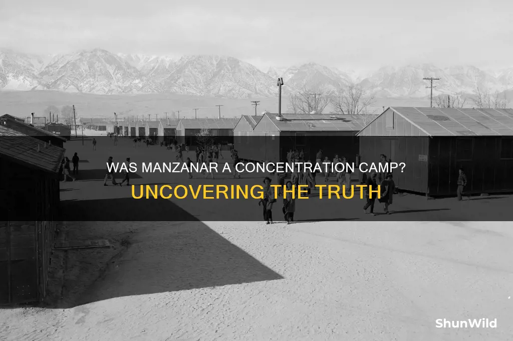 was manzanar a concentration camp