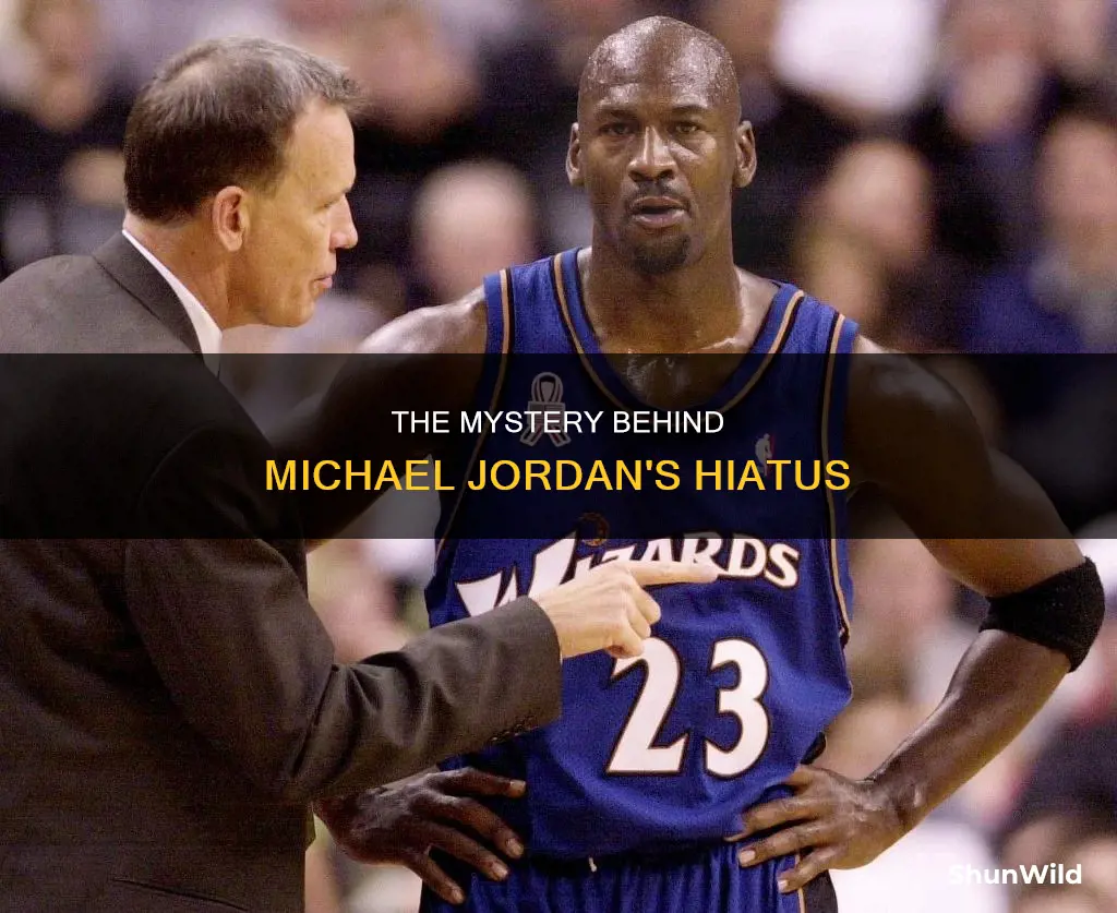 was michael jordan forced to step away from basketball