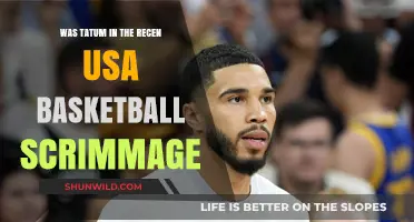 Tatum's USA Basketball Scrimmage: What Happened?