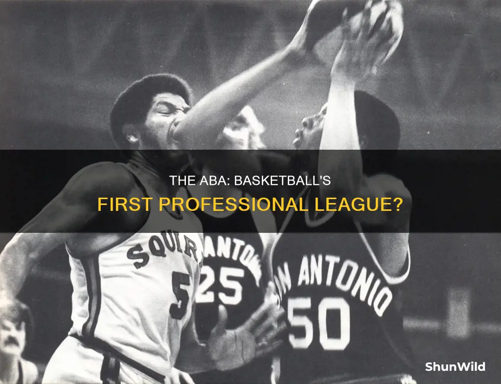 was the aba the first professional basketball league