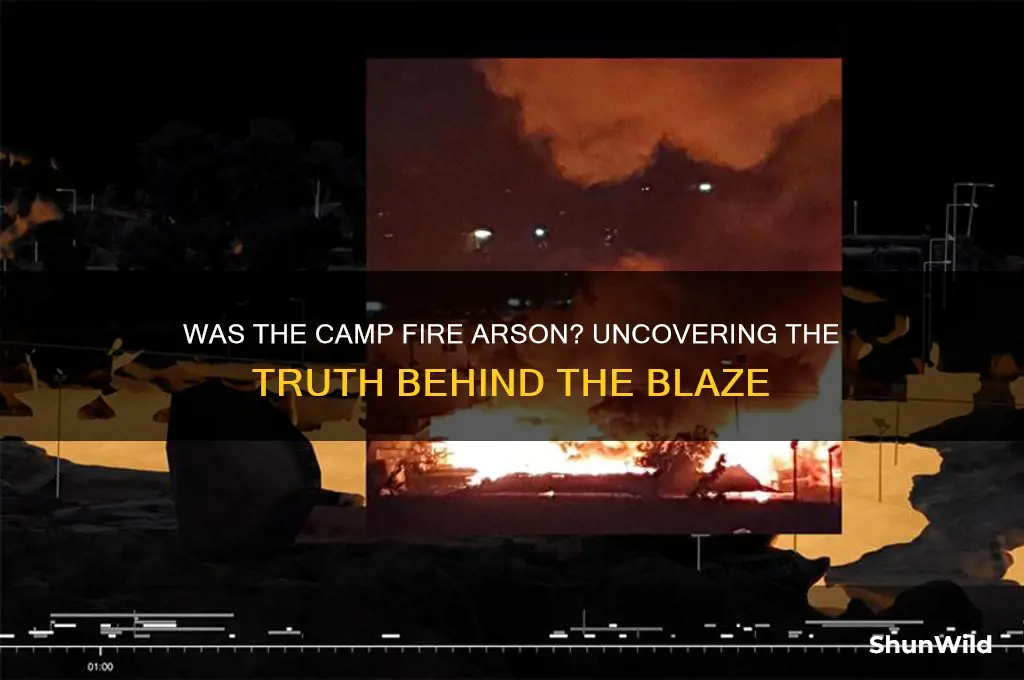 was the camp fire arson