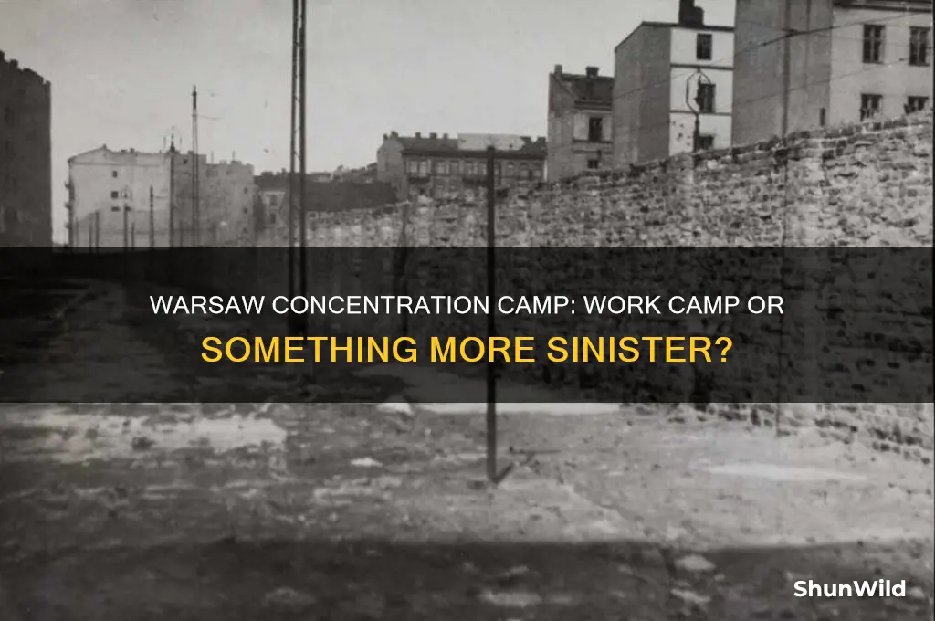 was the warsaw concentration camp a work camp