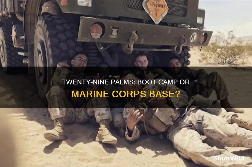 was twenty-nine palms a boot camp
