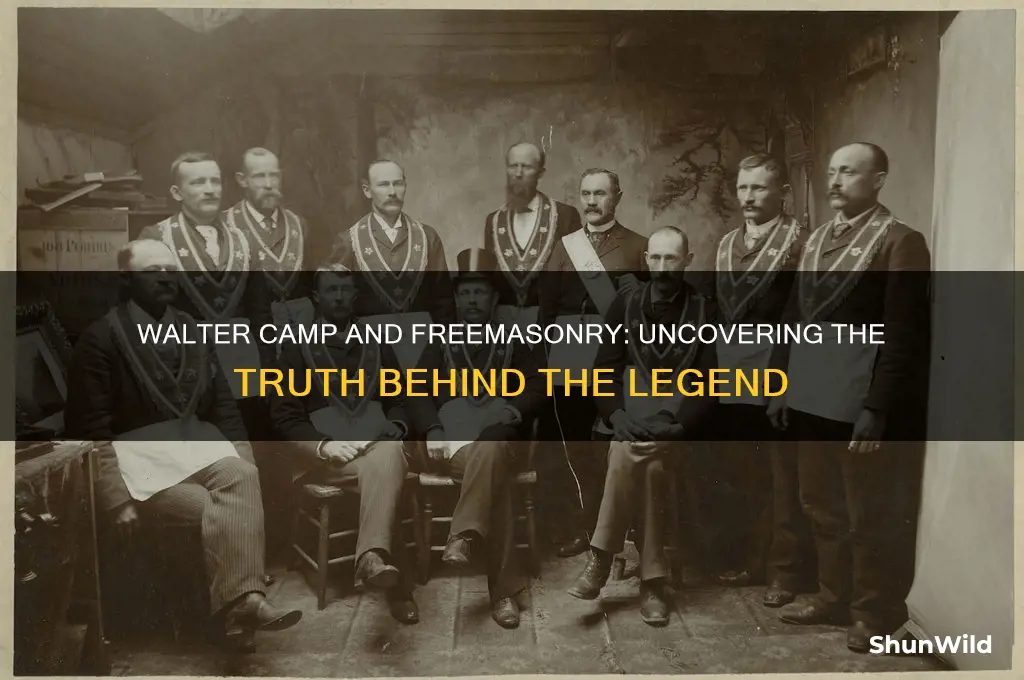 was walter camp a freemason