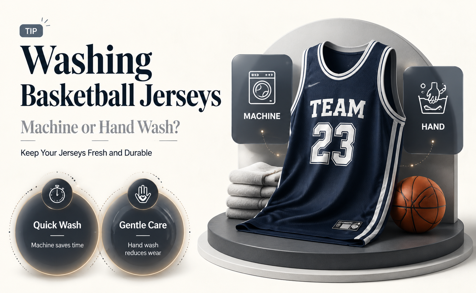 are basketball jerseys washer safe