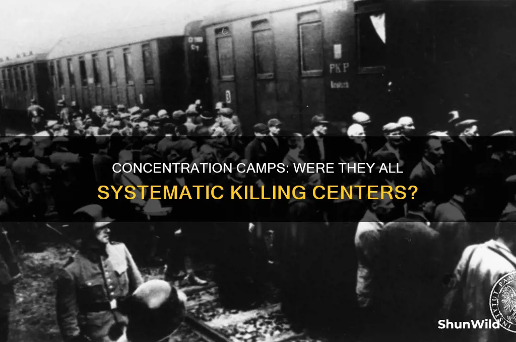 were all concentration camps killing centers