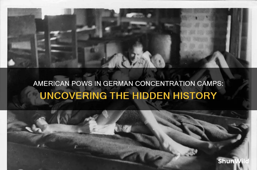 were american pows put into german concentration camps
