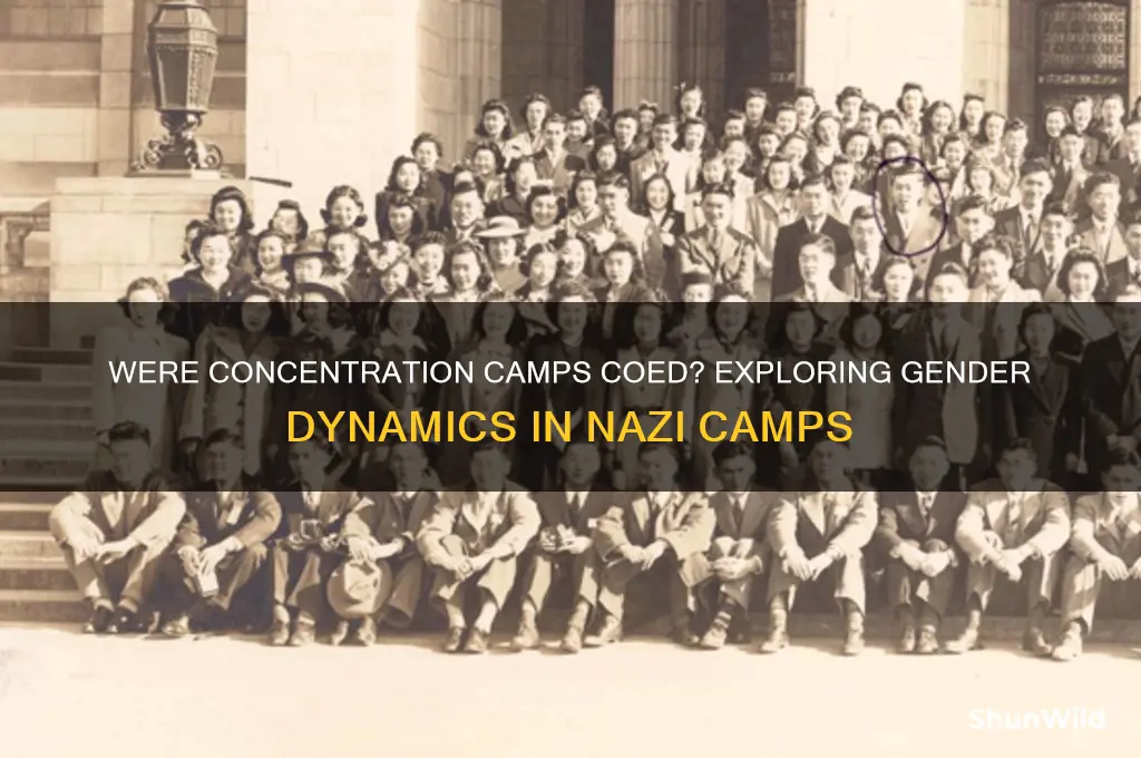 were any concentration camps coed