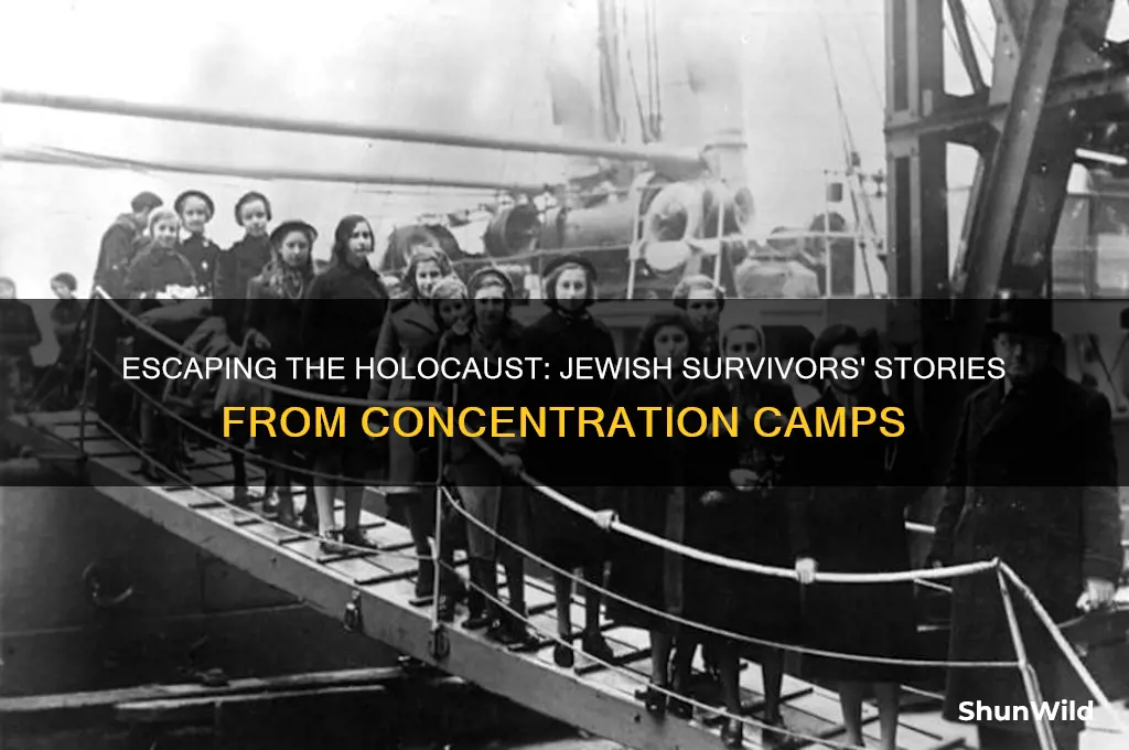 were any jews able to escape the concentration camps