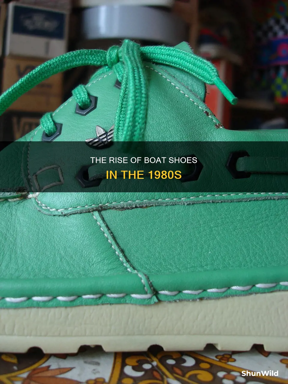 were boat shoes worn in the 1980