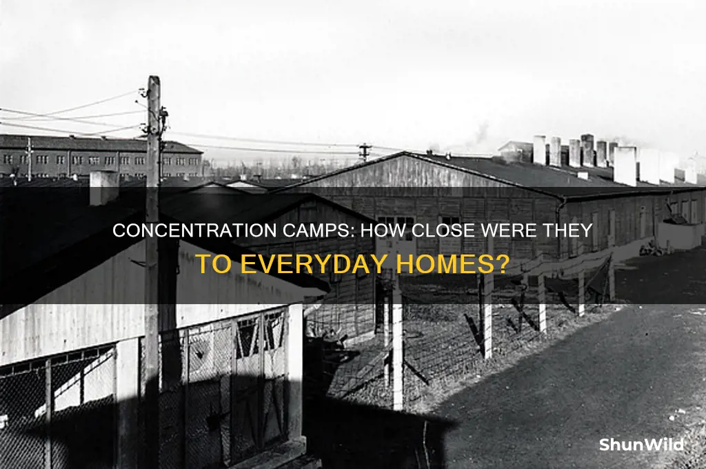 were concentration camps close to homes