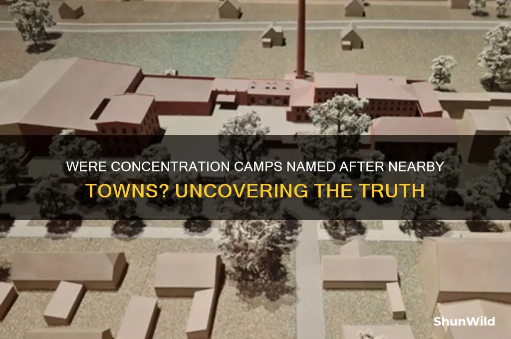were concentration camps named fot towns