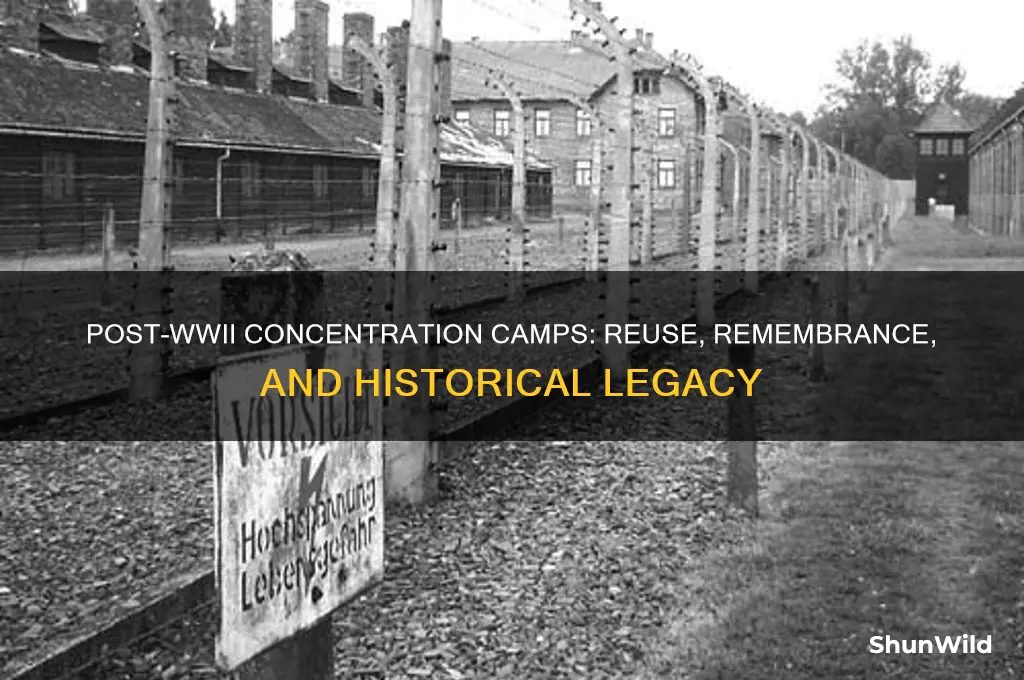 were concentration camps re-purposed after world war ii